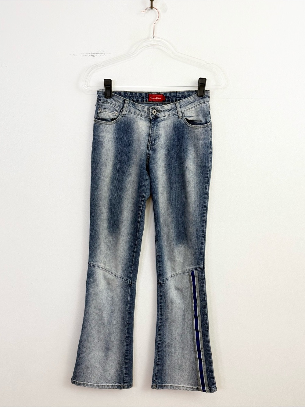Southpole Y2K Flare Jeans with Side Stripe Detail Women’s XS
